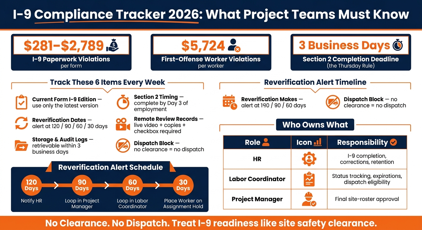 I-9 Compliance Checklist 2026: Key Rules, Deadlines & Fines