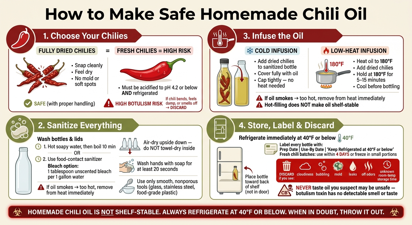 How to Make Safe Homemade Chili Oil: Step-by-Step Guide