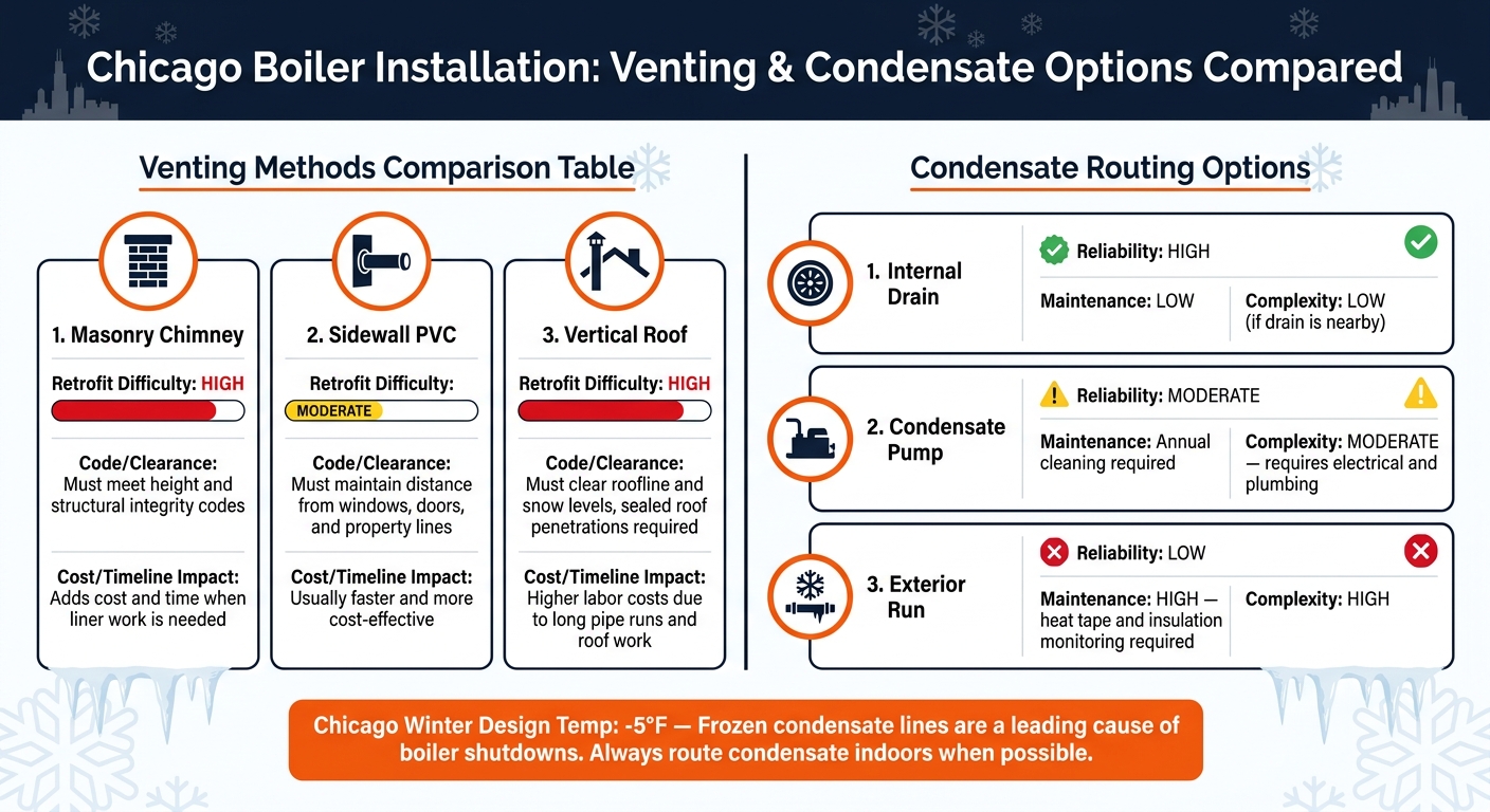 Chicago Boiler Installation: Venting Methods Compared