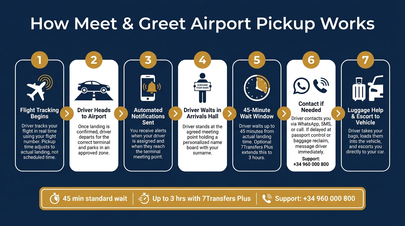 Meet and Greet Airport Pickup: Step-by-Step Driver Process