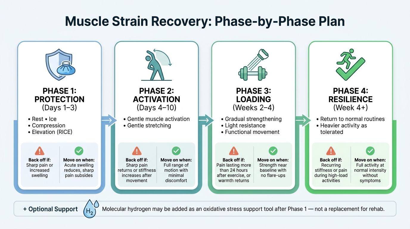 Muscle Strain Recovery Phases: A Step-by-Step Timeline
