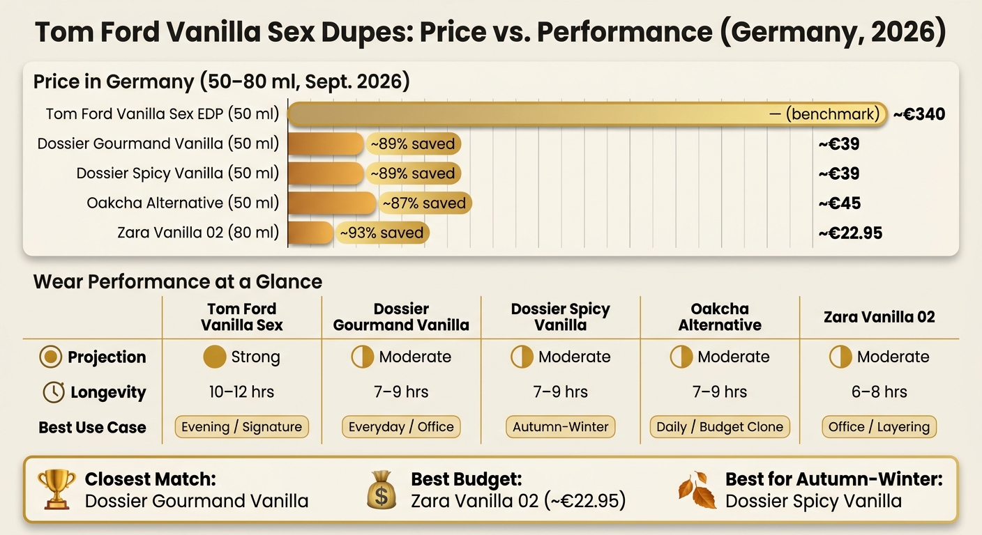 Tom Ford Vanilla Sex Dupes: Price vs. Performance Comparison 2026