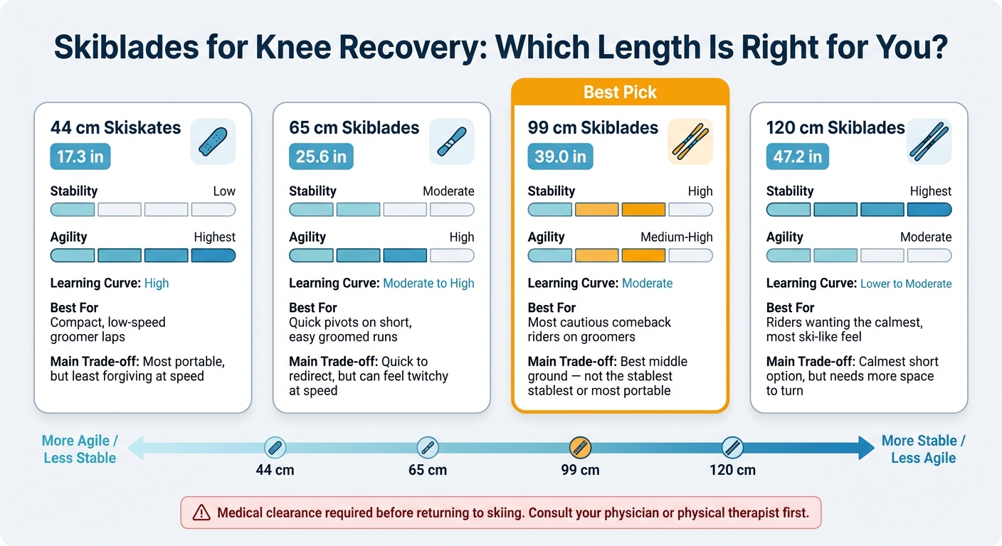 Skiblades for Knee Recovery: Side-by-Side Comparison Guide