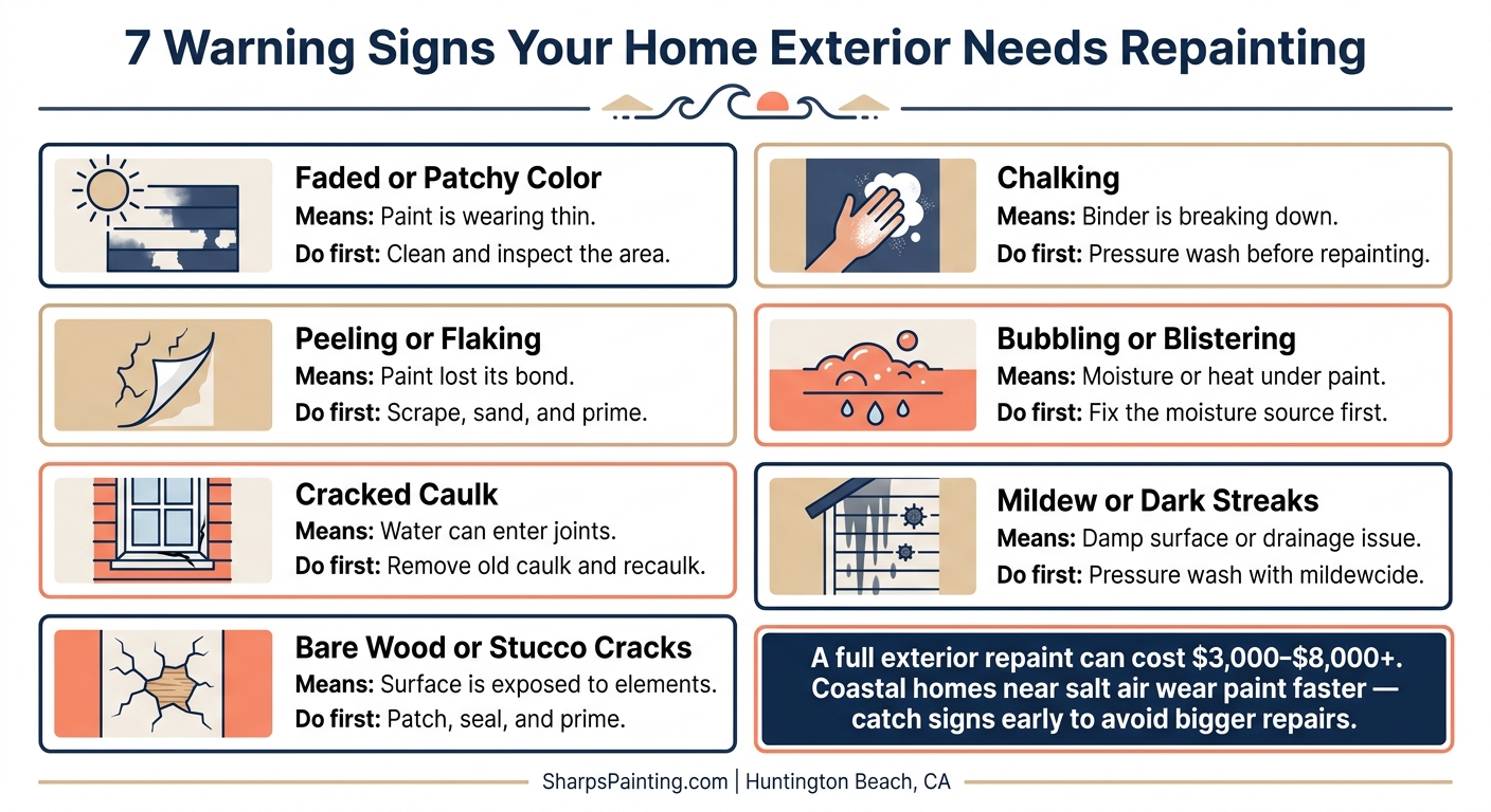 7 Warning Signs Your Home Exterior Needs Repainting