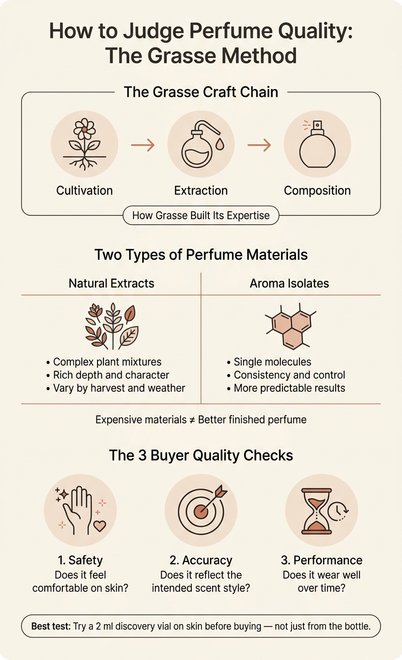 How to Judge Perfume Quality: The Grasse Method