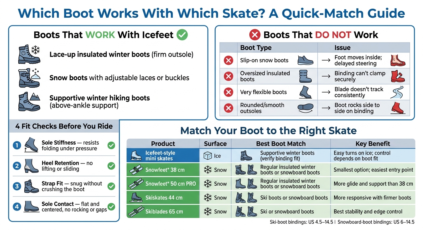 Icefeet vs. Snowfeet: Which Boot Works With Which Skate?