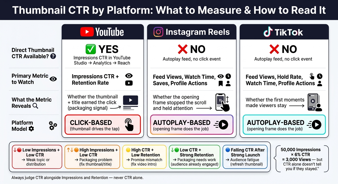 Thumbnail CTR by Platform: What to Measure & How to Read It