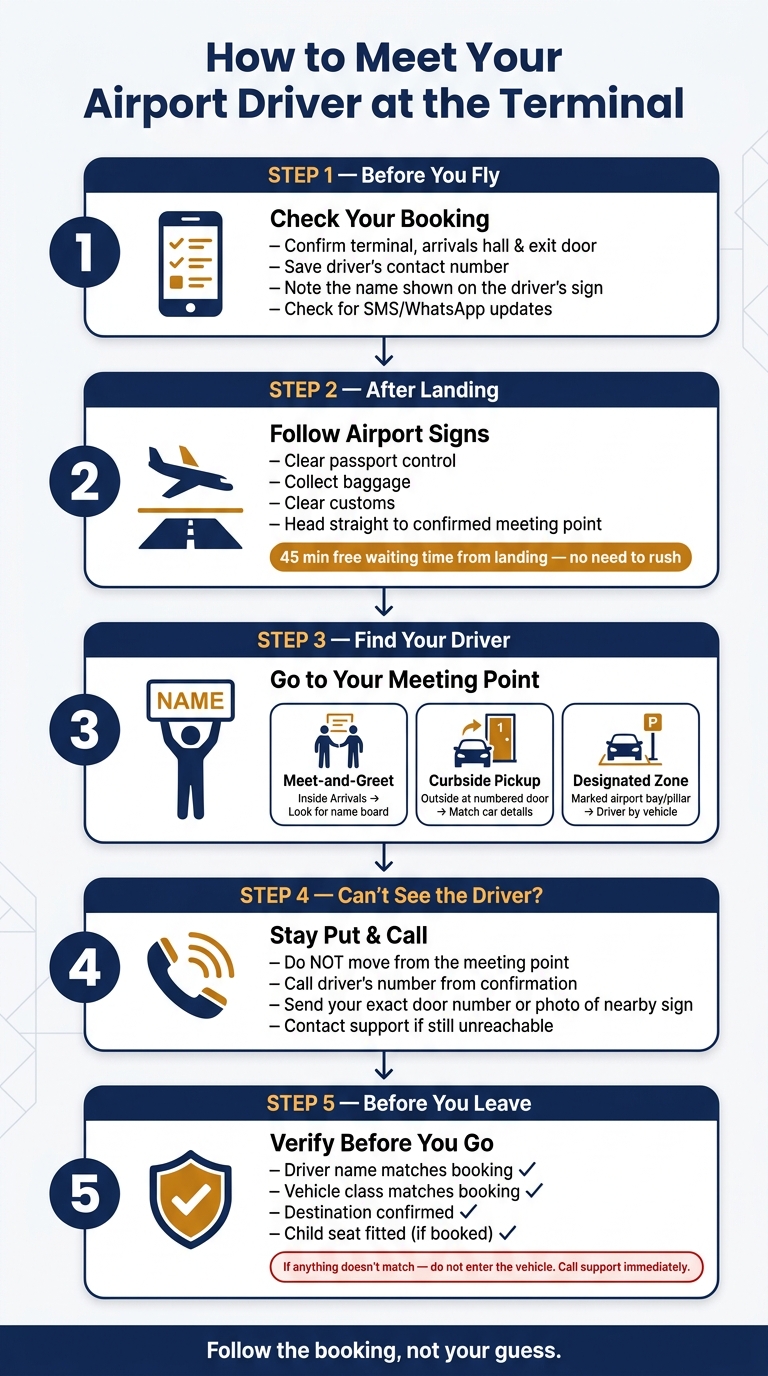 How to Meet Your Airport Driver: Step-by-Step Guide