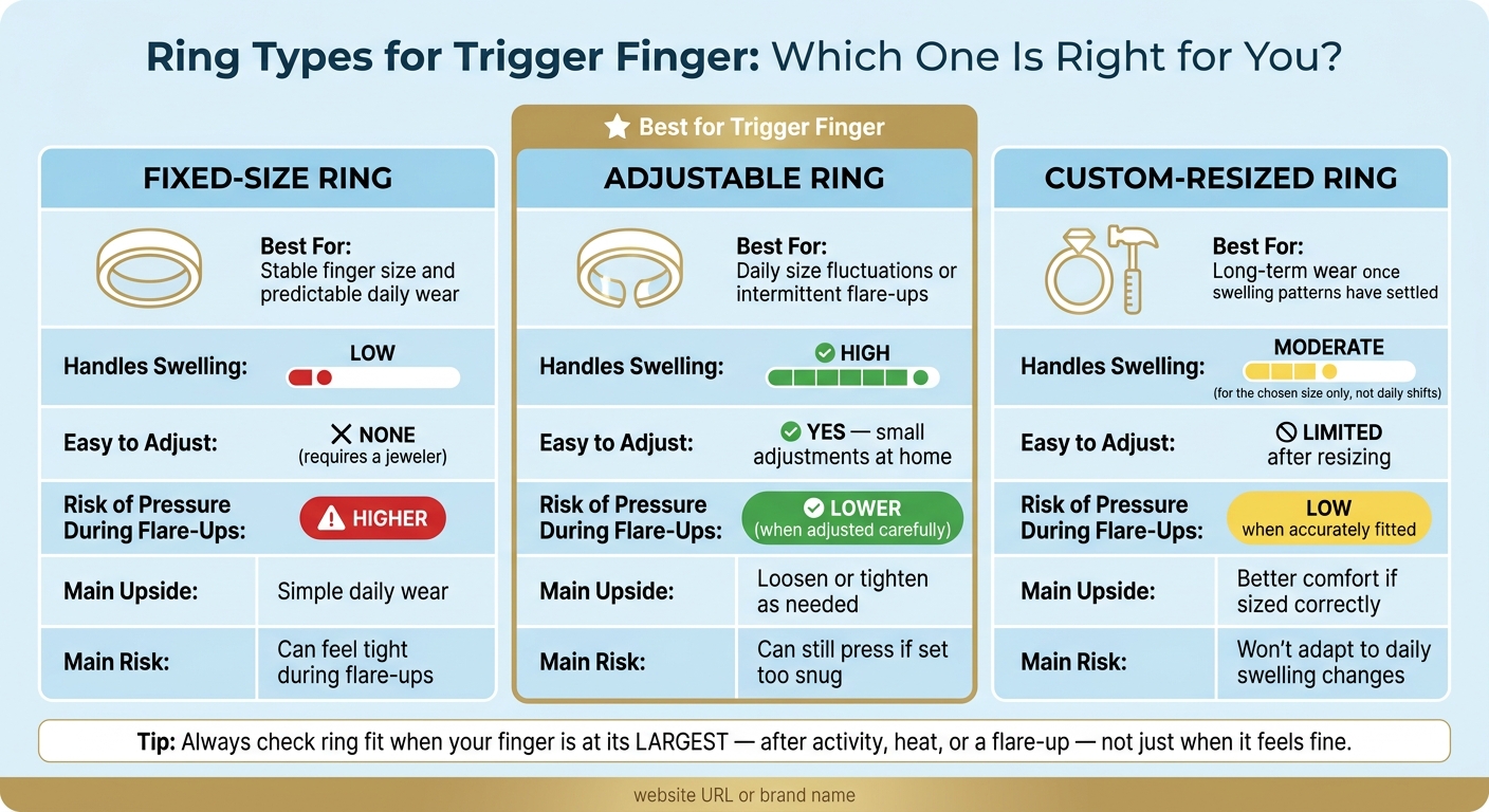 Ring Types for Trigger Finger: Which One Is Right for You?