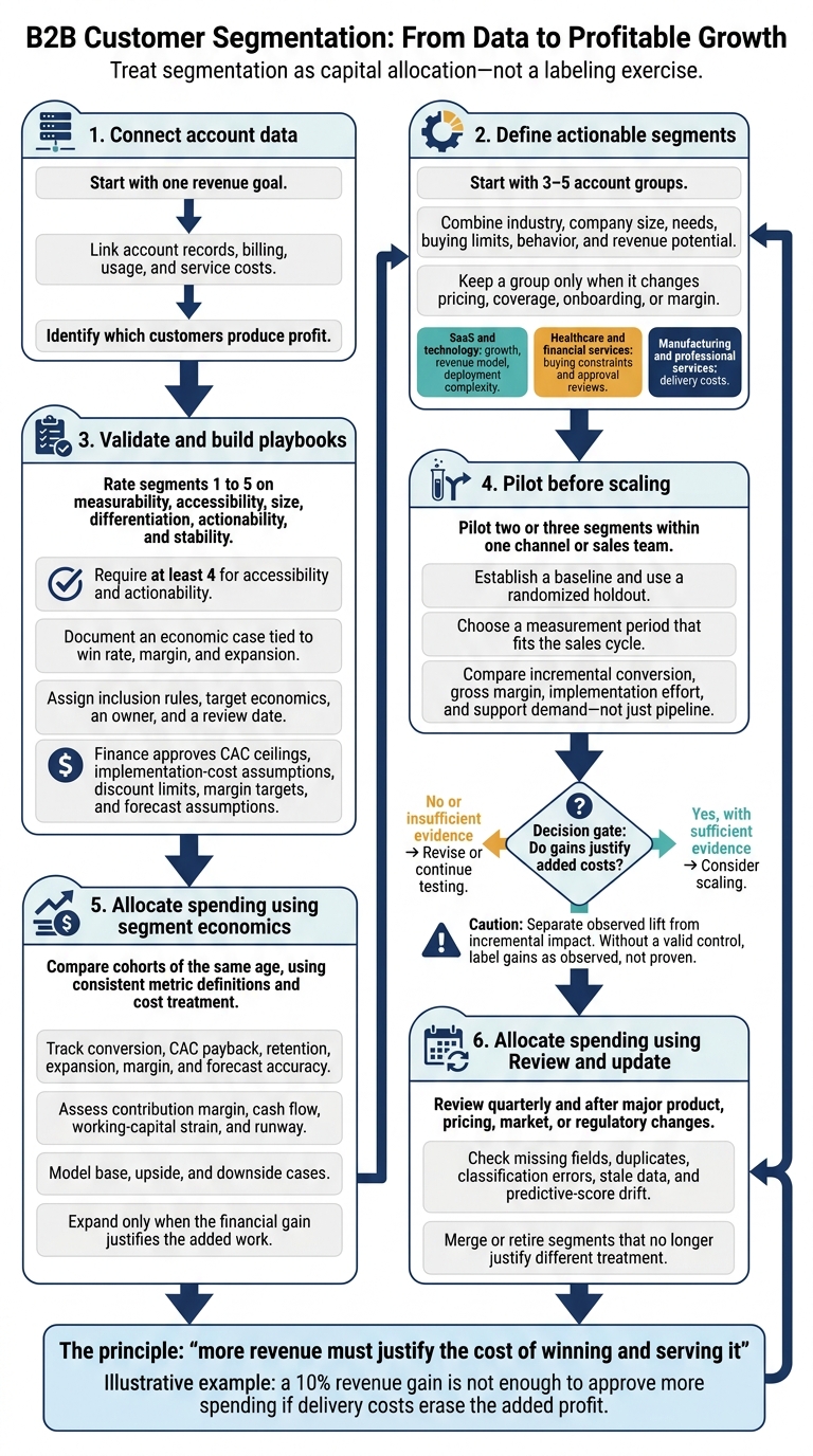 B2B Customer Segmentation: From Data to Profitable Growth