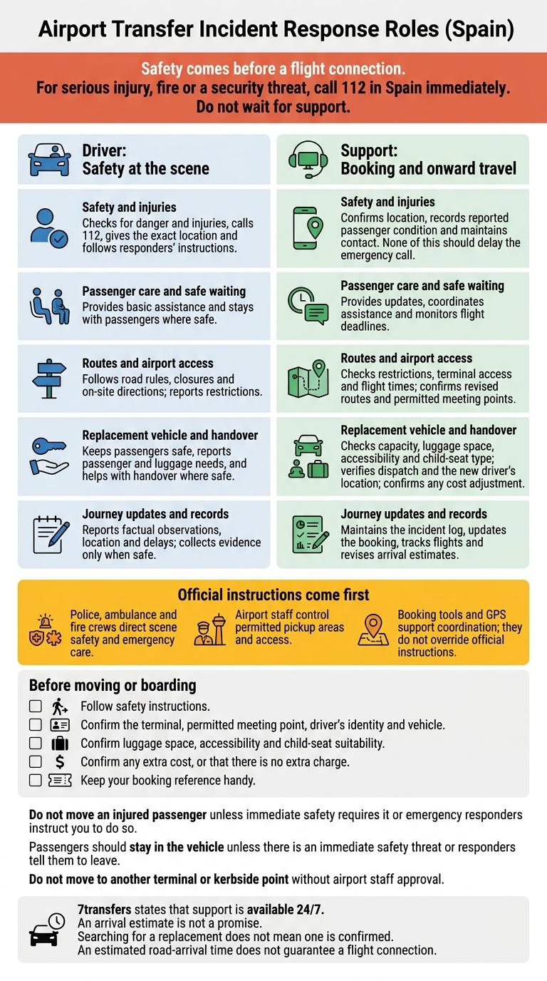 Airport Transfer Emergencies: Driver vs Support