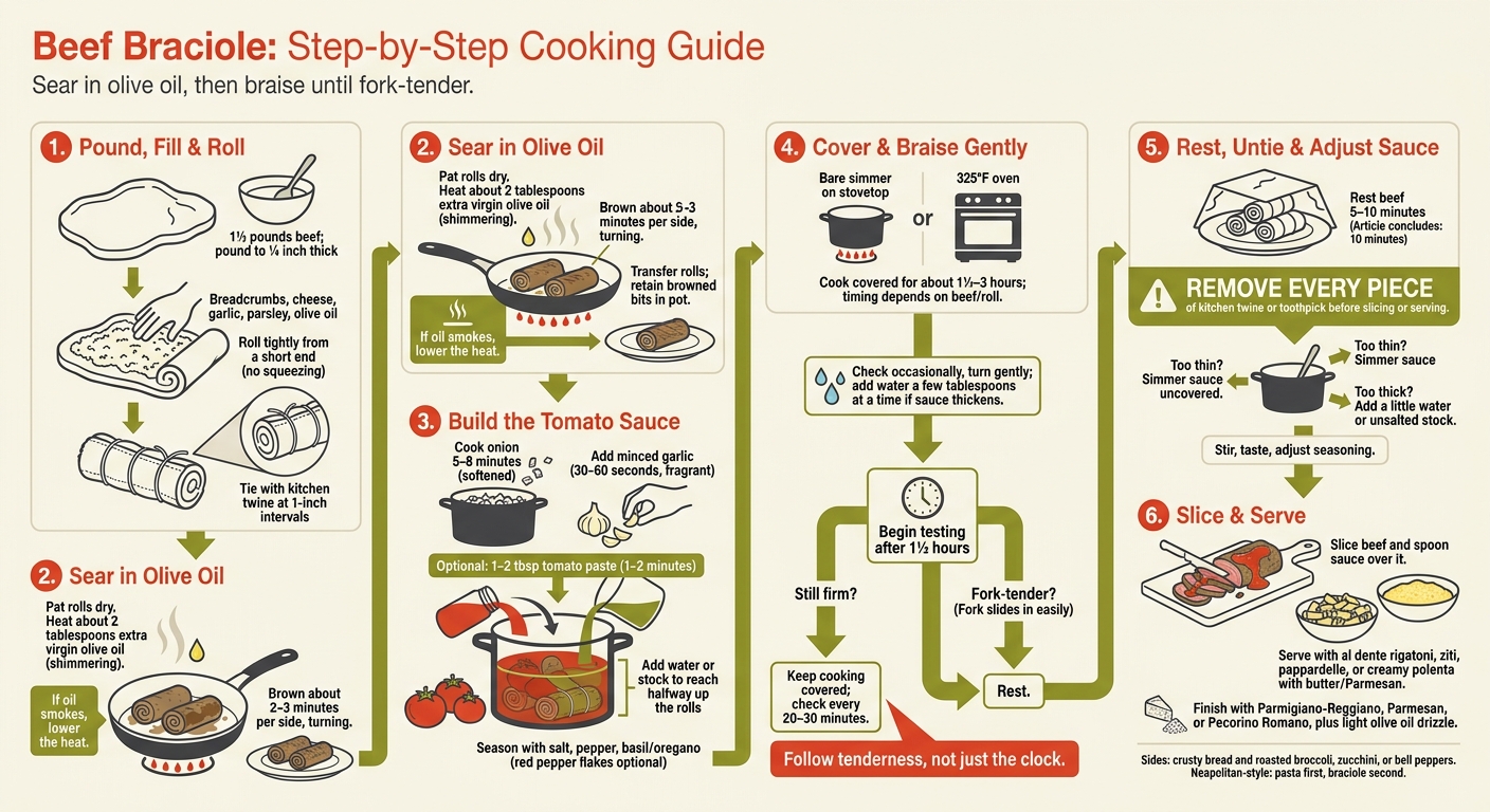 Beef Braciole: Step-by-Step Cooking Guide