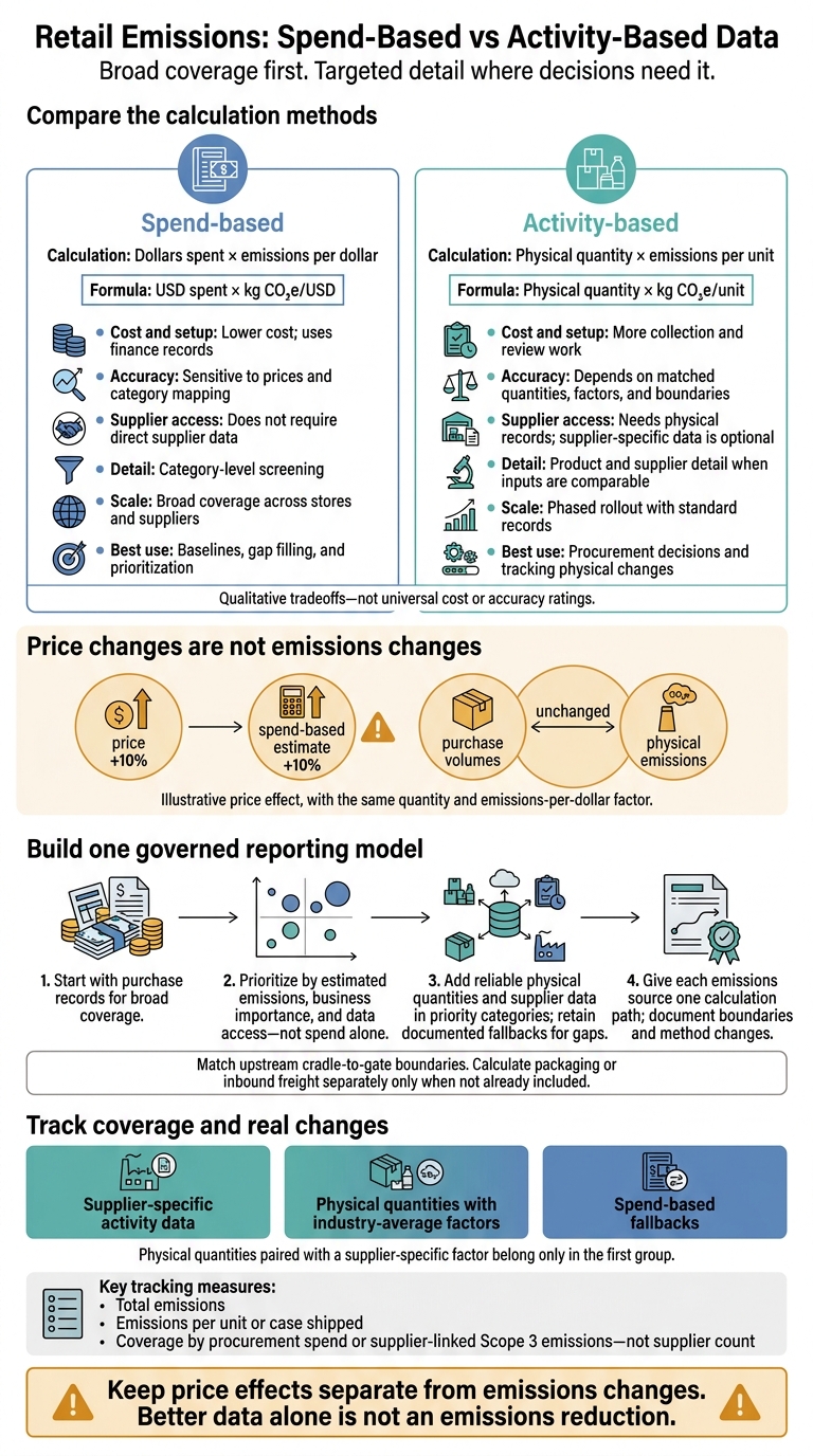 Retail Emissions: Spend-Based vs Activity-Based Data