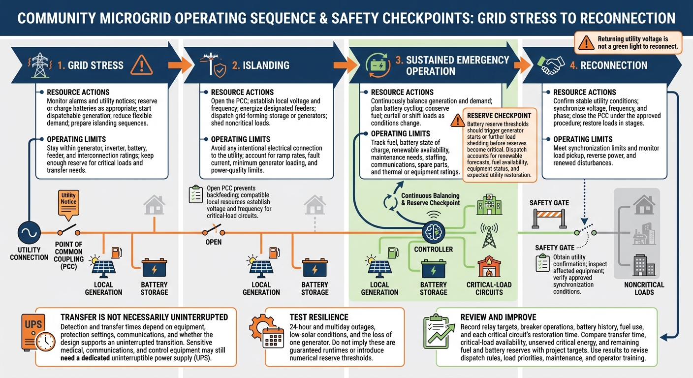 How Community Microgrids Keep Critical Services Powered
