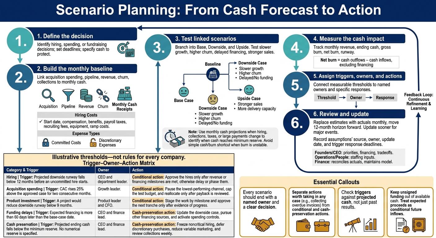 Scenario Planning: From Cash Forecast to Action