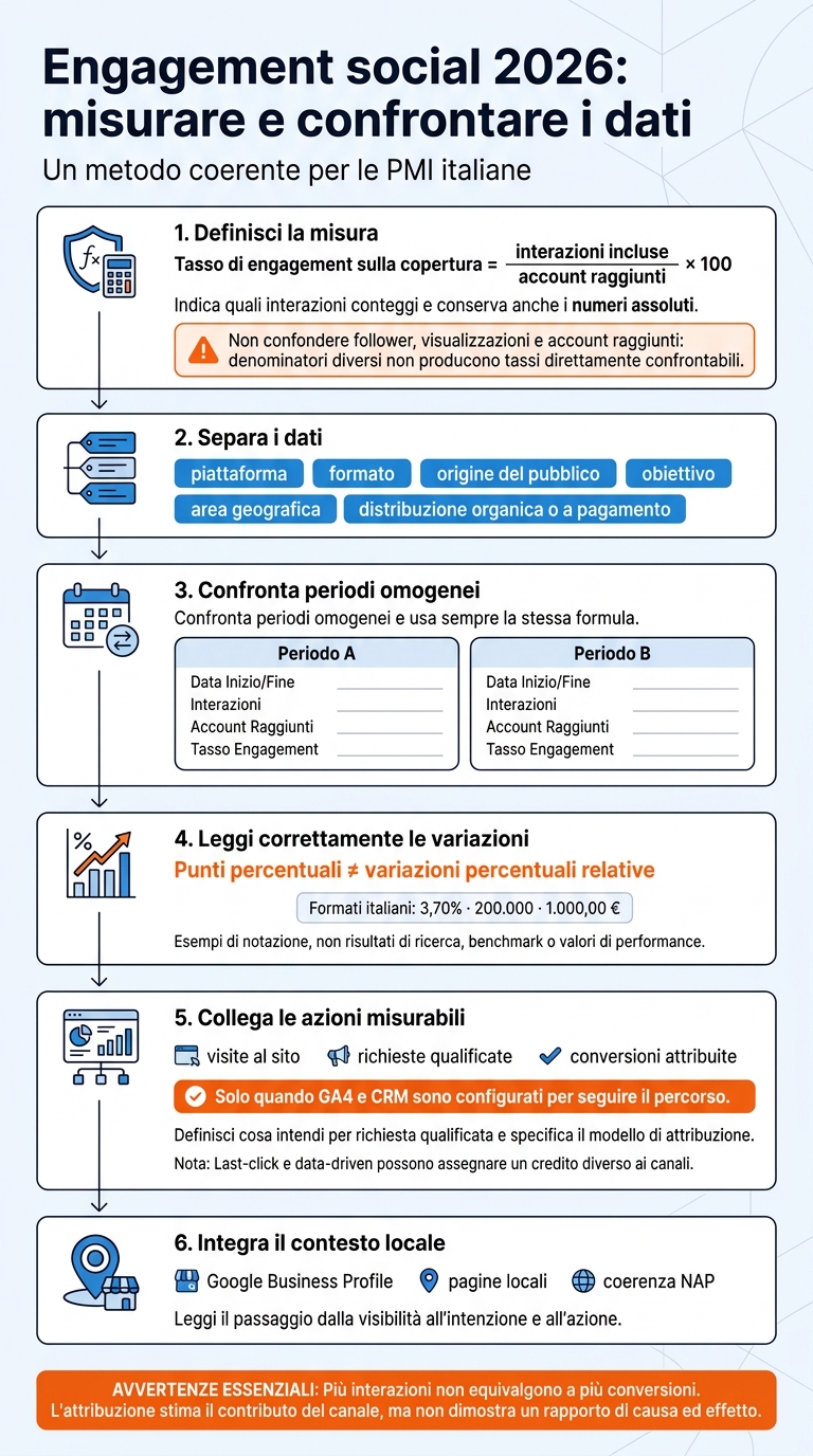 Trend di engagement sui social nel 2026 1 Engagement social 2026: misurare e confrontare i dati