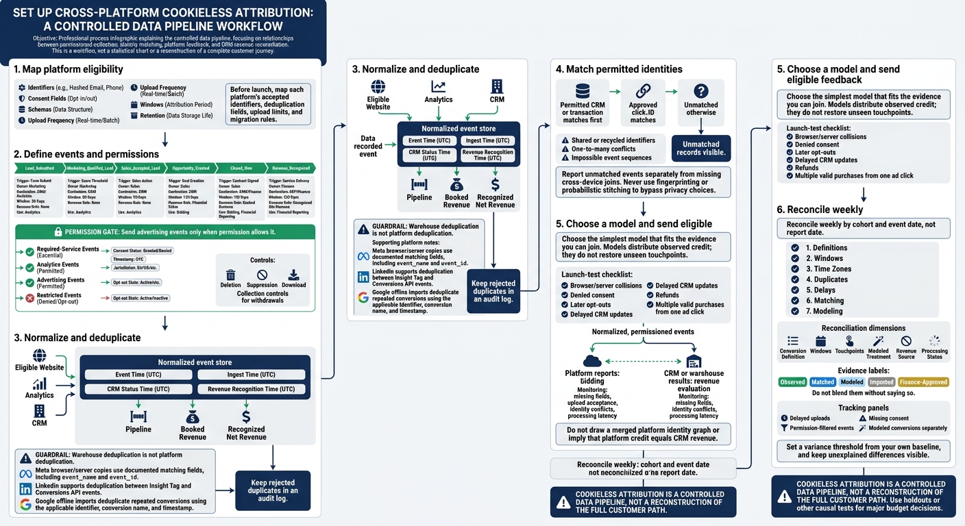 Cookieless Attribution Setup Workflow