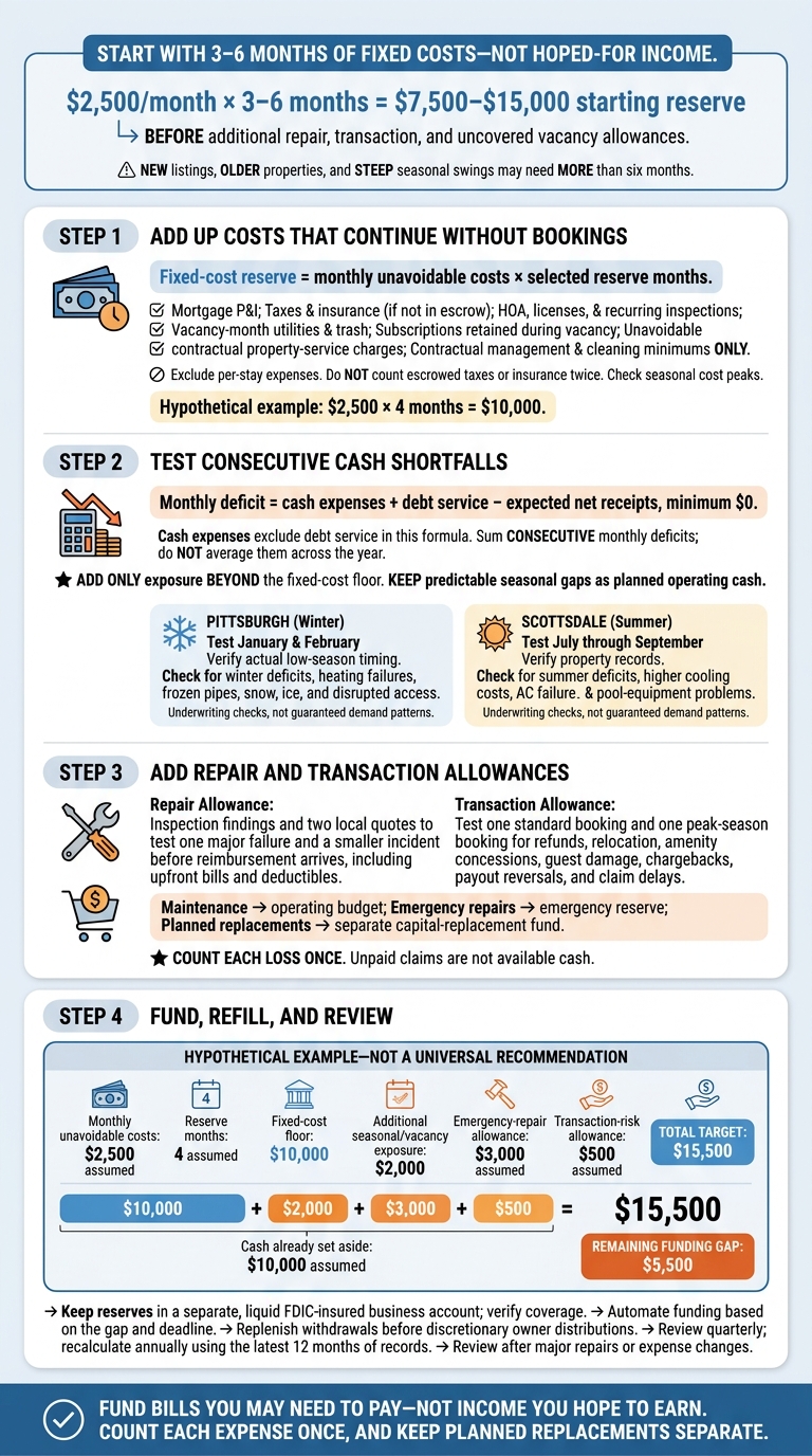 Airbnb Emergency Fund: Calculate Your Reserve in 4 Steps