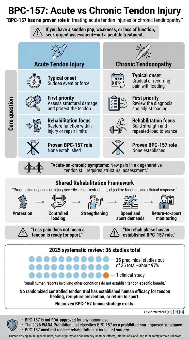 BPC-157: Acute vs Chronic Tendon Injury