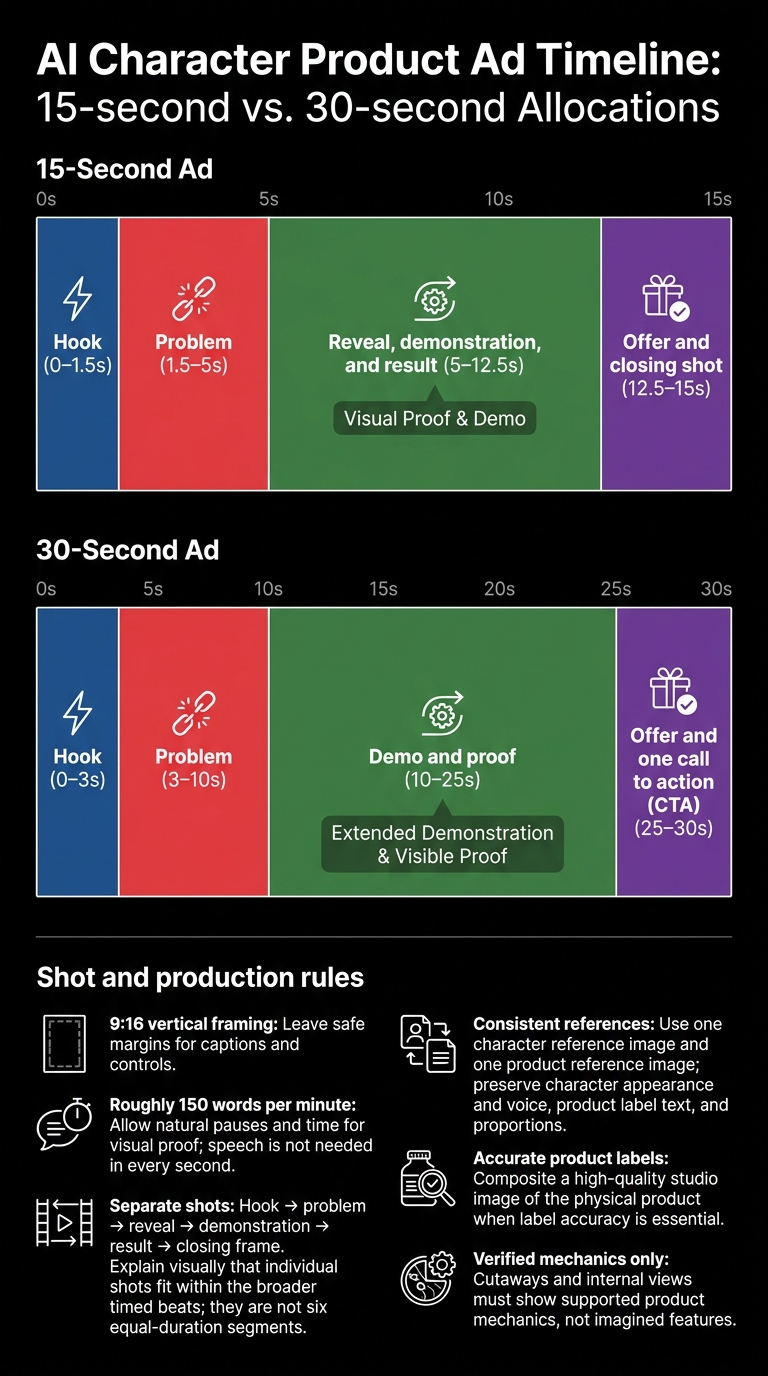 AI Product Ad Timing: 15 vs. 30 Seconds
