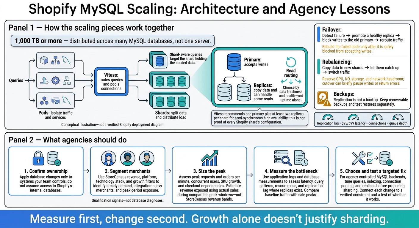 Shopify MySQL Scaling: Architecture and Agency Lessons