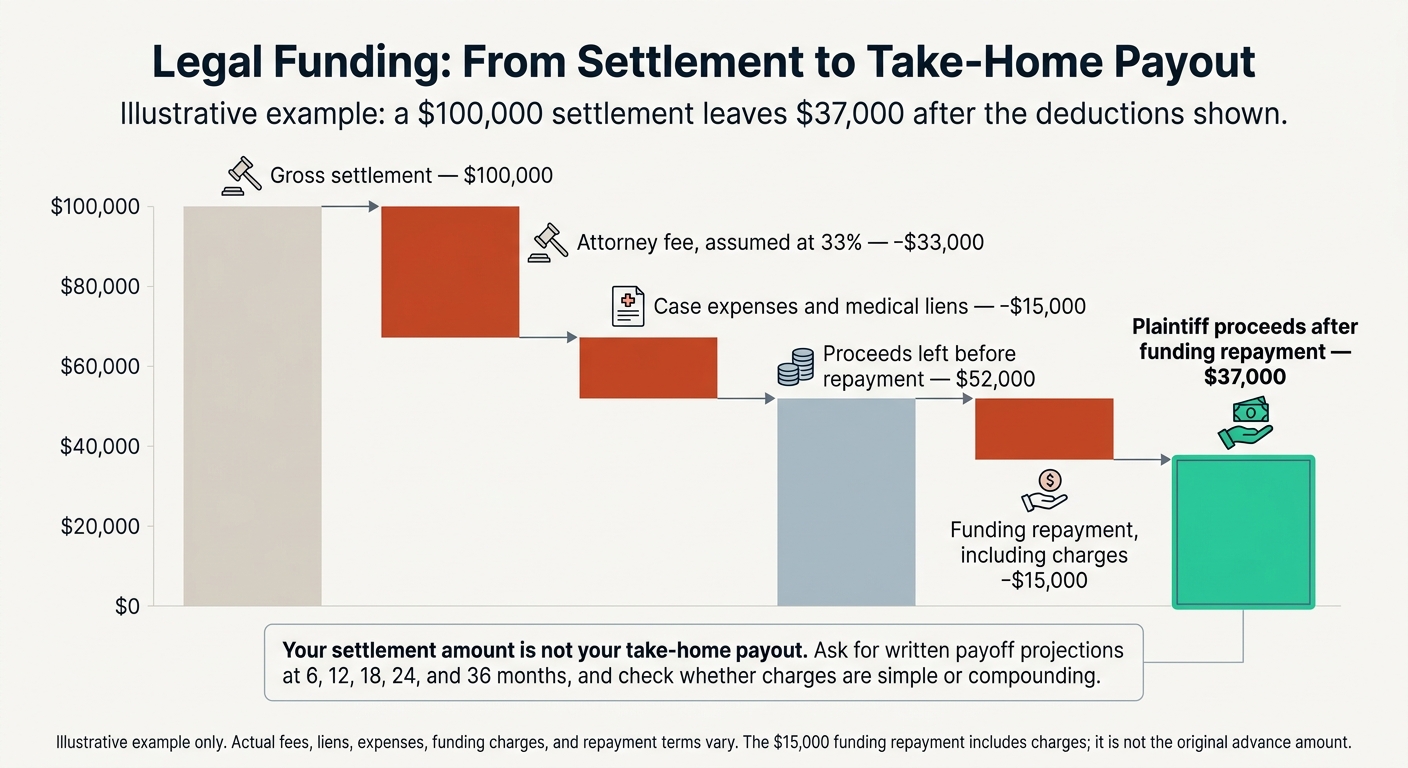 Legal Funding: From Settlement to Take-Home Payout