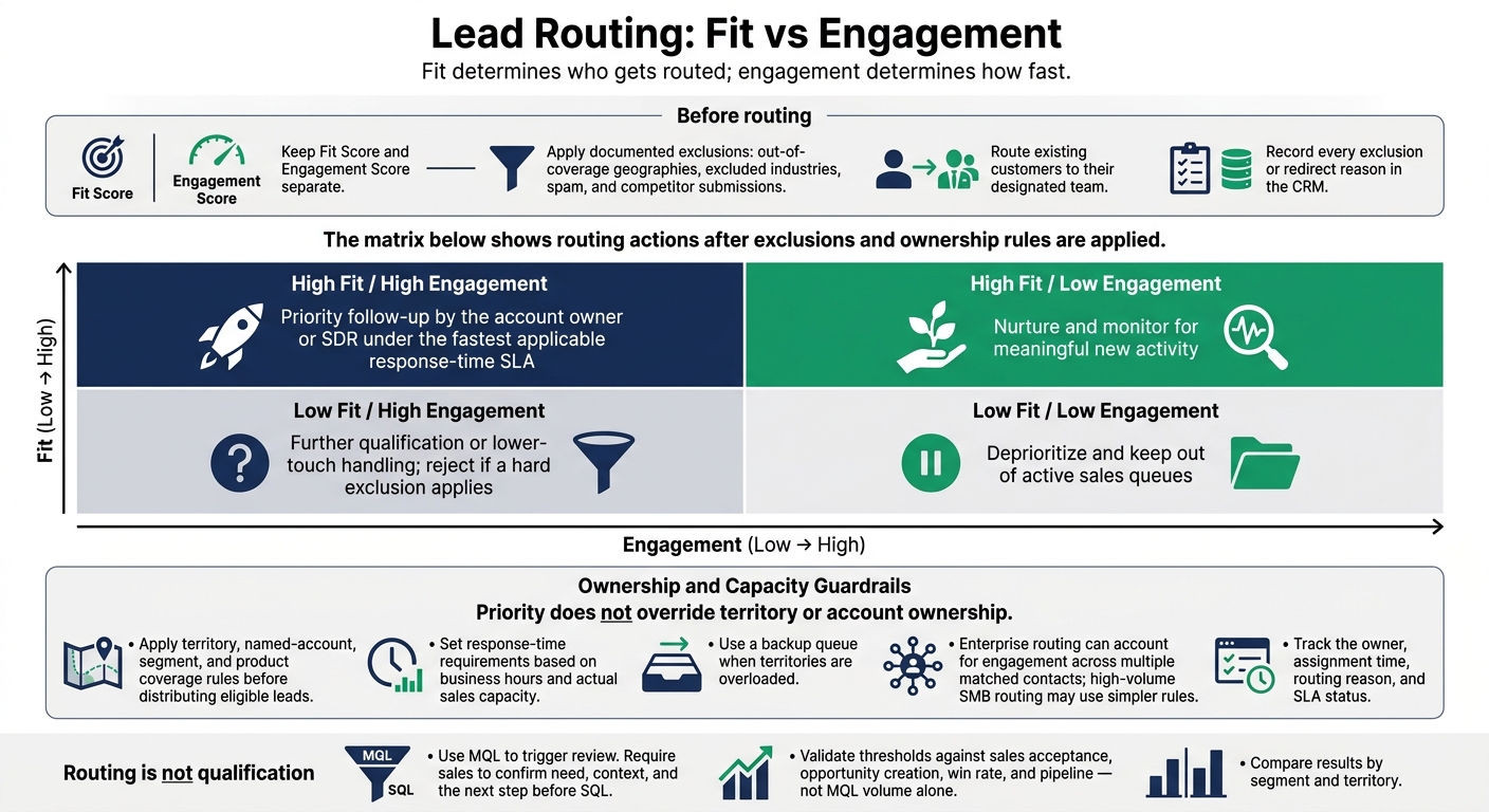 Lead Routing: Fit vs Engagement