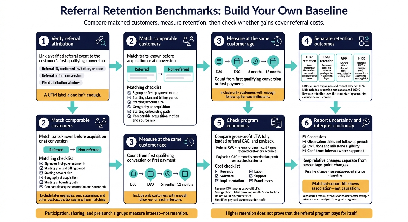 Referral Retention Benchmarks: Build Your Own Baseline