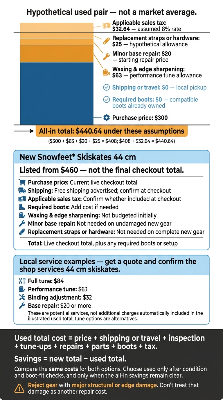 New vs Used Ski Skates: Compare the Real Cost