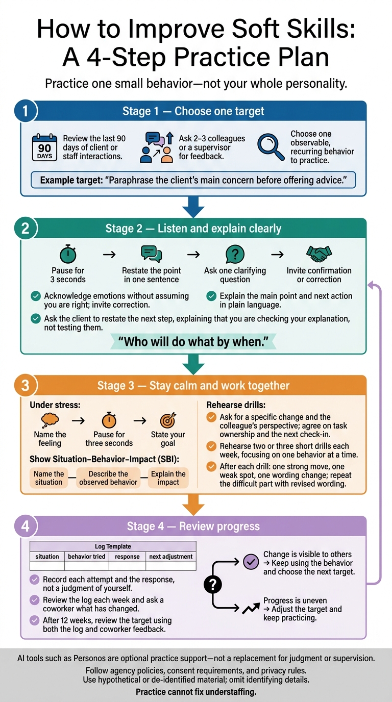 How to Improve Soft Skills: A 4-Step Practice Plan
