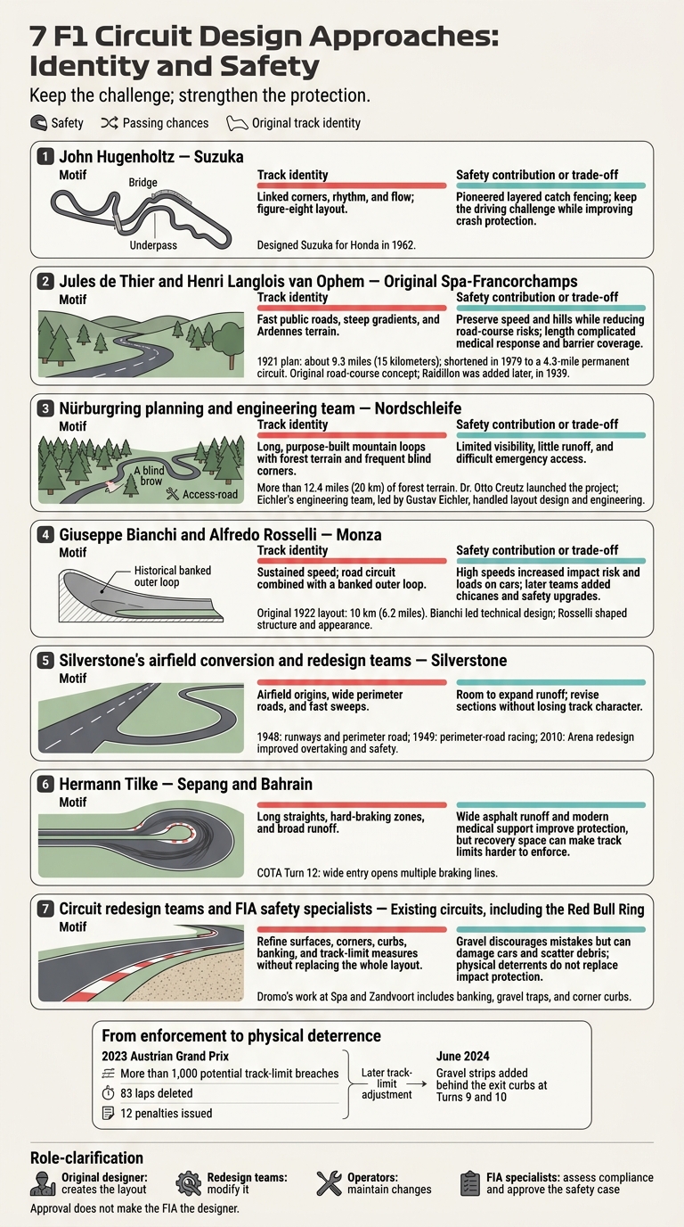 7 F1 Circuit Design Approaches: Identity and Safety
