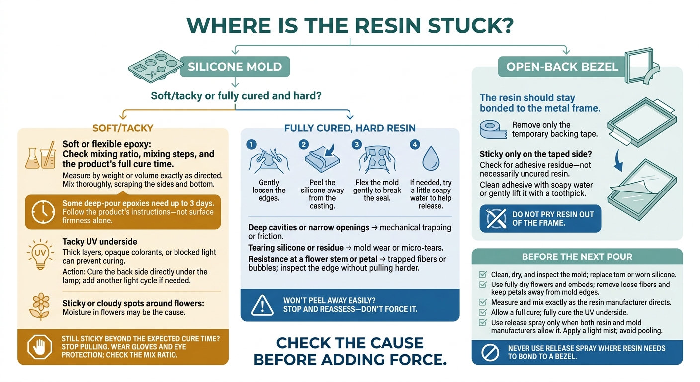 Resin Jewelry Stuck? Check Before You Pull