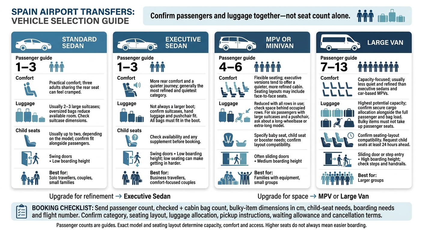 Best Airport Transfer Vehicles: Space vs Comfort
