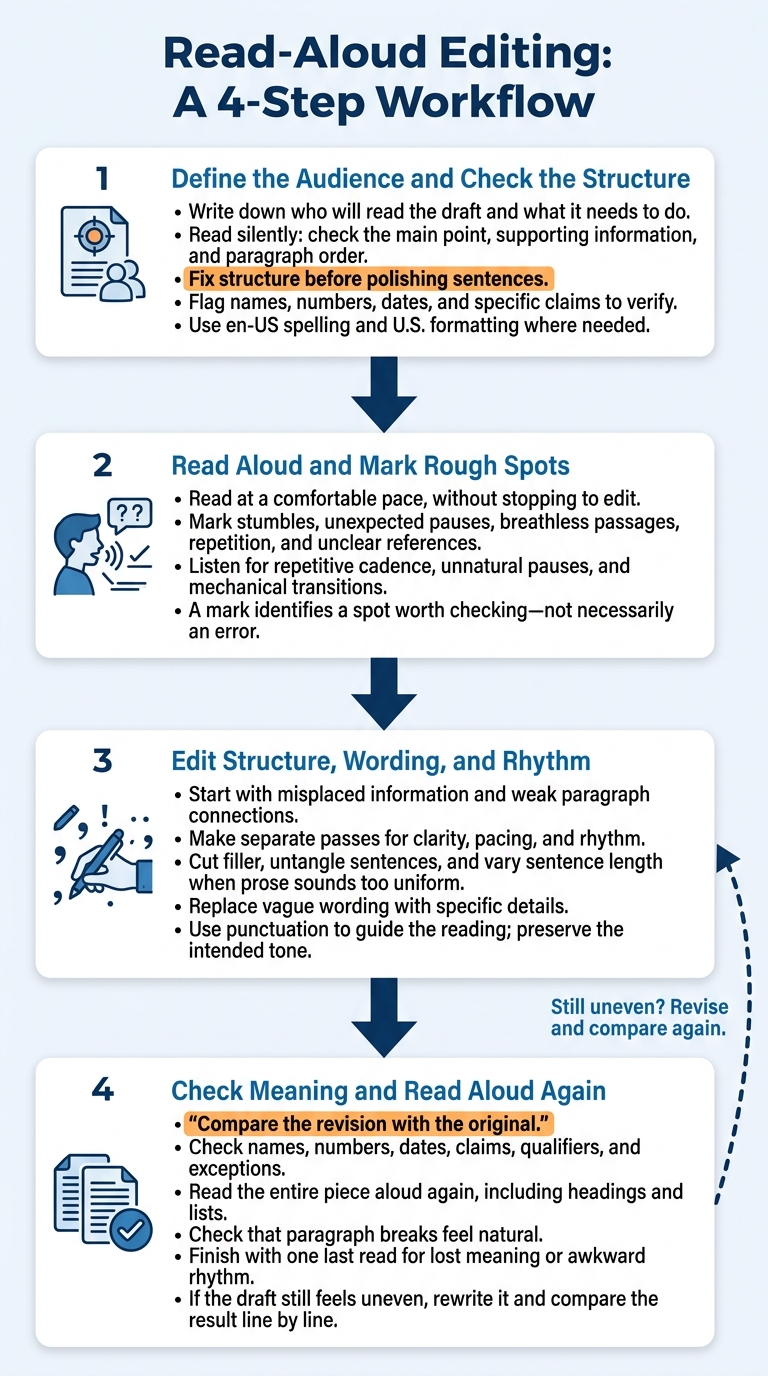 Read-Aloud Editing: A 4-Step Workflow