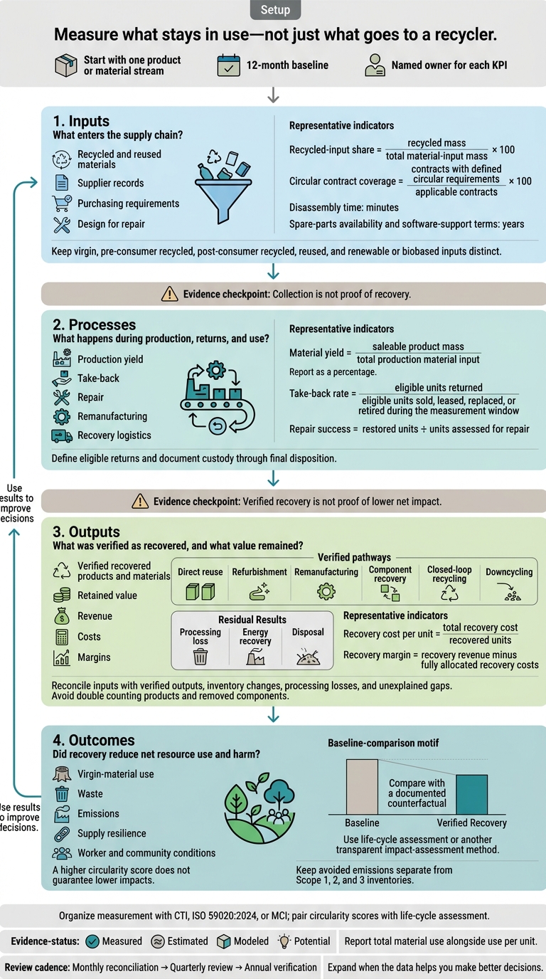 Circular Supply Chain KPIs: From Inputs to Outcomes