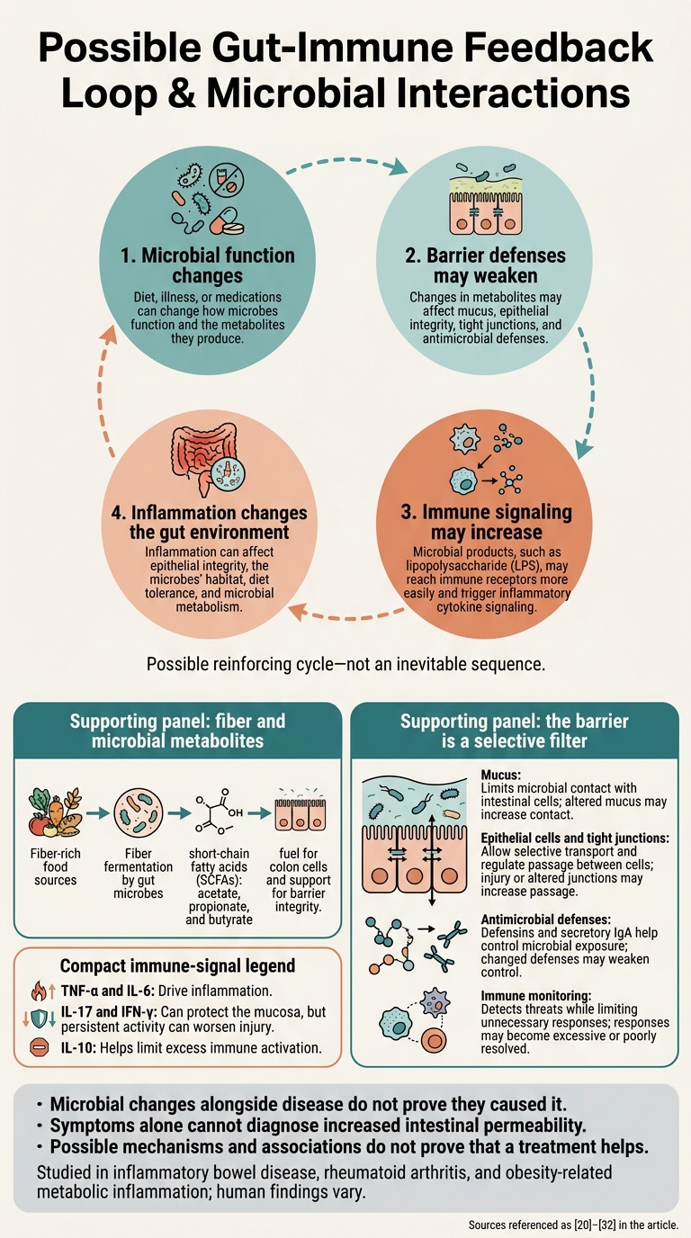 Gut-Immune Axis: How Inflammation Can Become a Loop