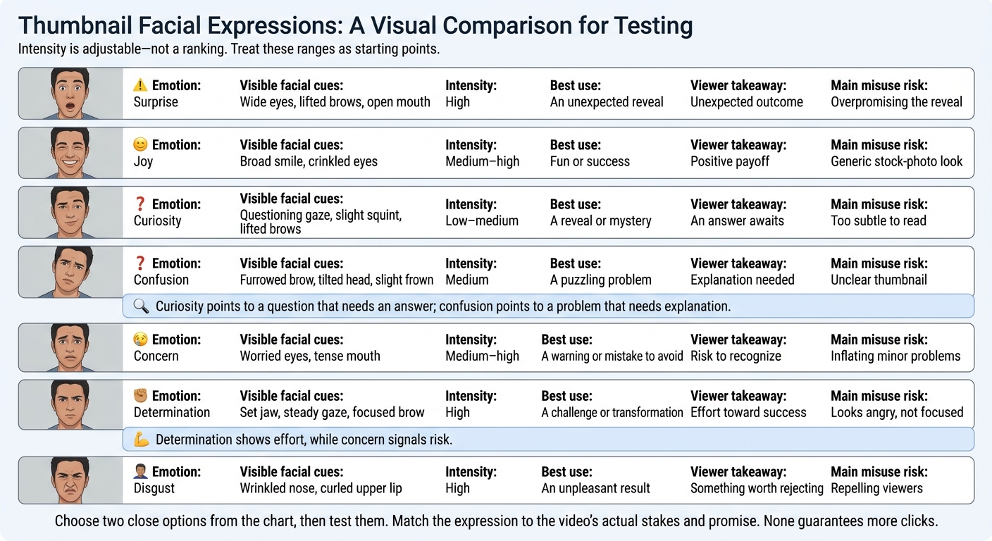 7 Thumbnail Expressions Compared