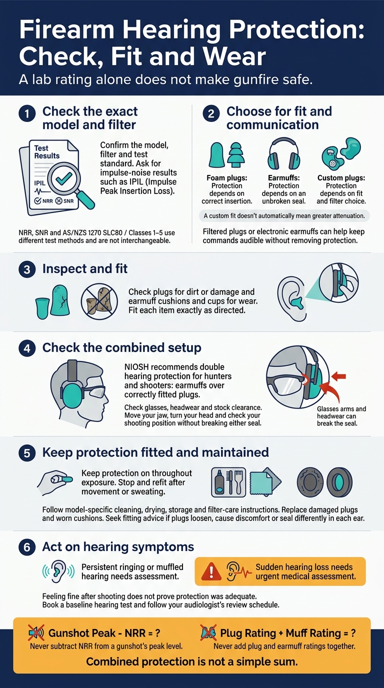 Firearm Hearing Protection: Check, Fit and Wear
