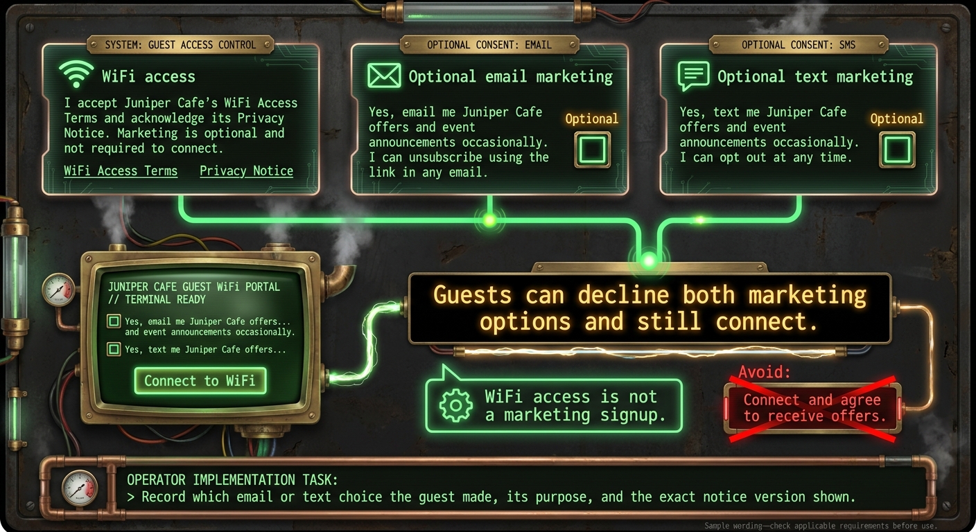 Guest WiFi Access vs. Marketing Consent