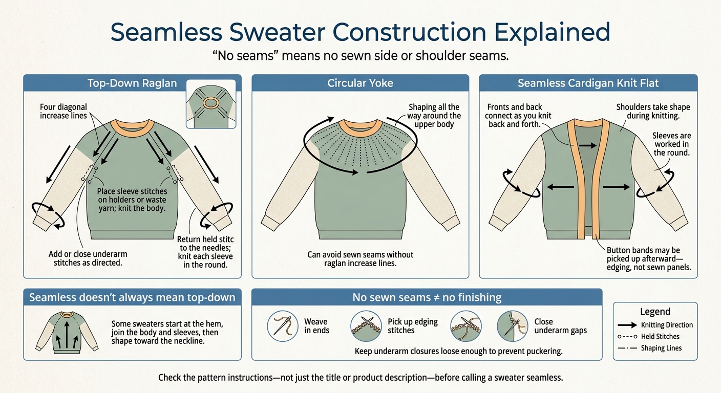 Seamless Sweater Construction Explained