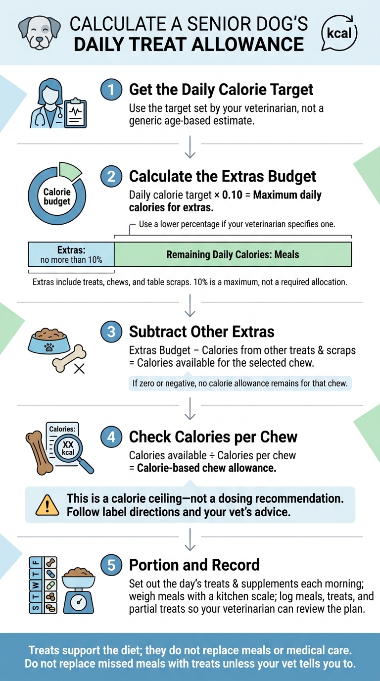 How to Calculate a Senior Dog’s Treat Budget