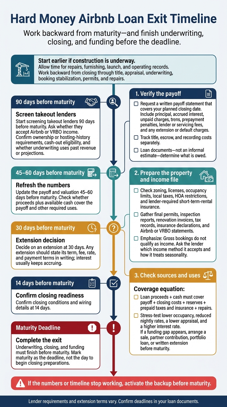 Hard Money Airbnb Loan Exit Timeline