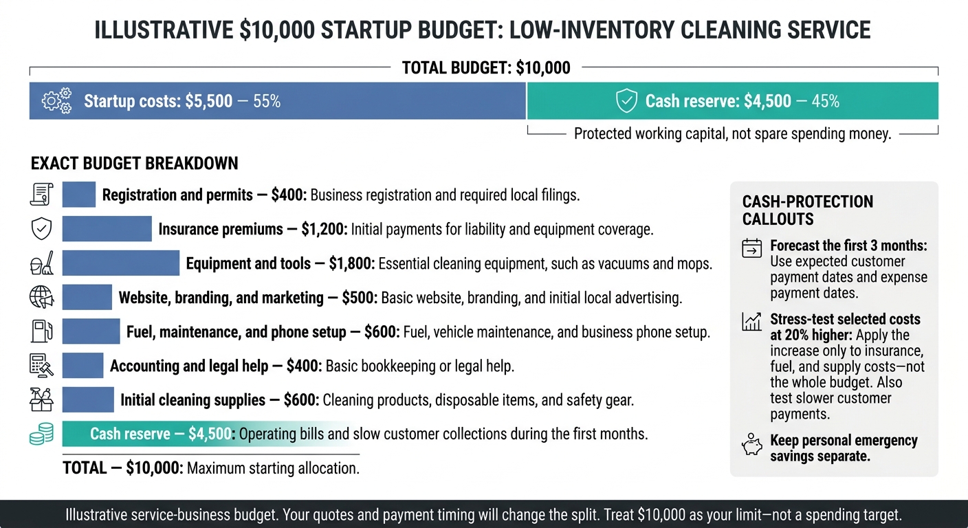 How to Split a $10,000 Startup Budget