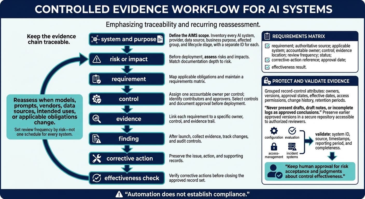AI Compliance Reporting: The Evidence Workflow
