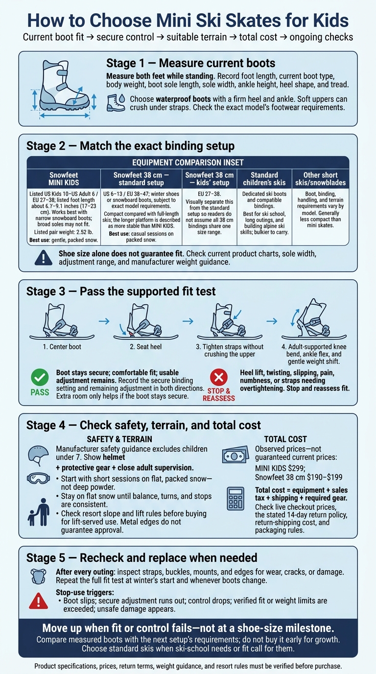 How to Choose Mini Ski Skates for Kids
