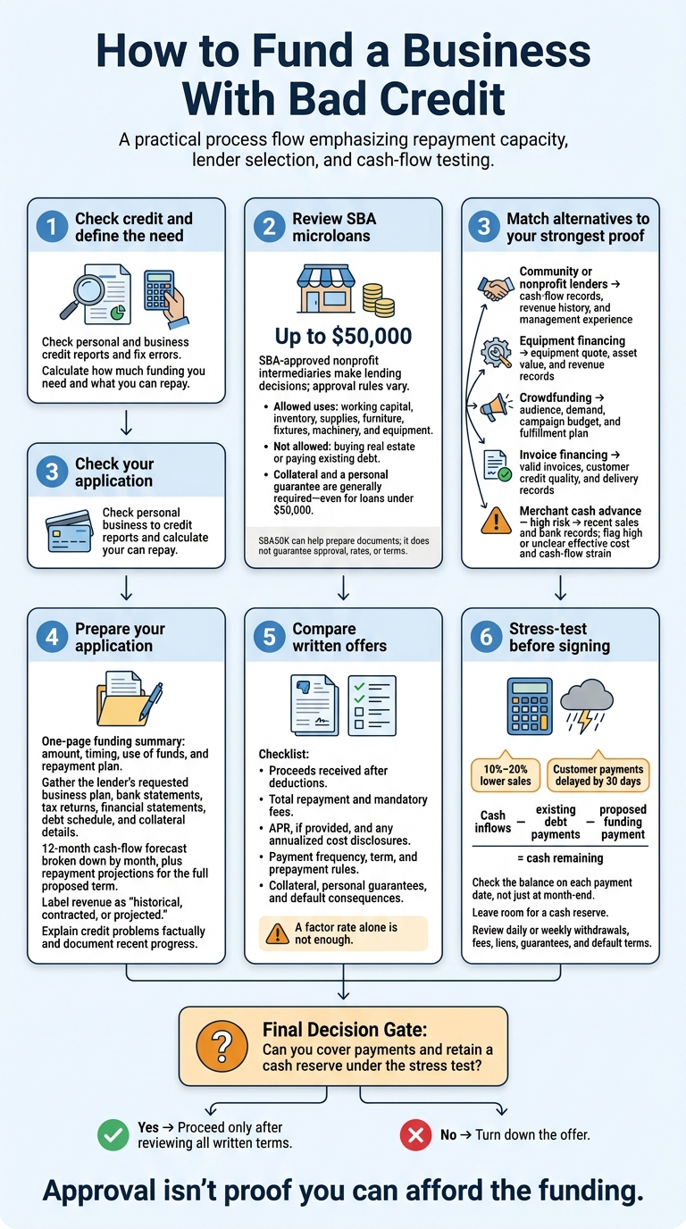 How to Fund a Business With Bad Credit