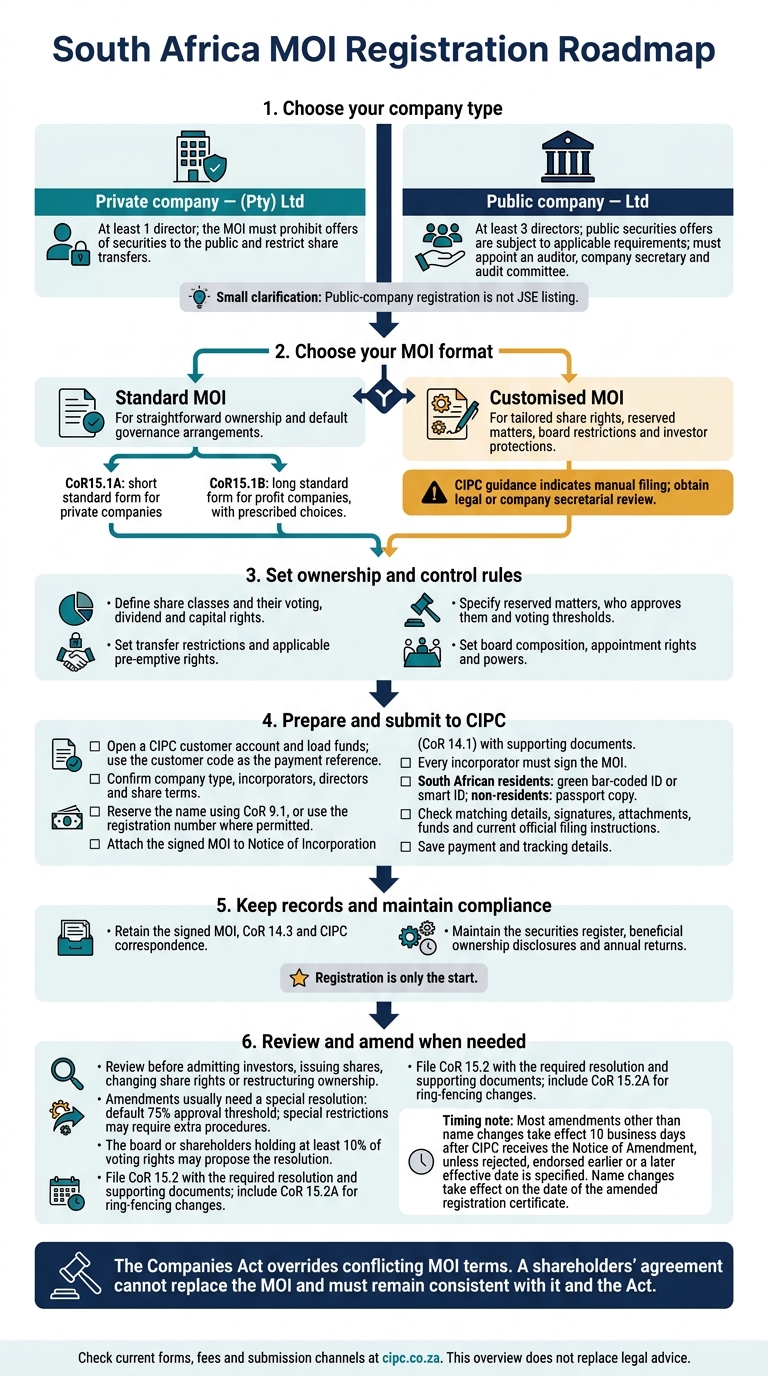 South Africa MOI Registration Roadmap