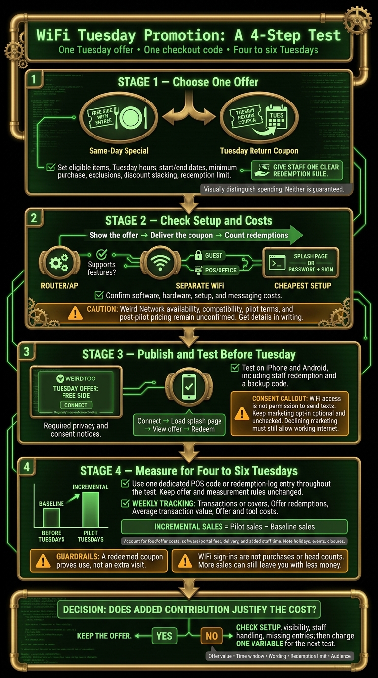 WiFi Tuesday Promotion: A 4-Step Test