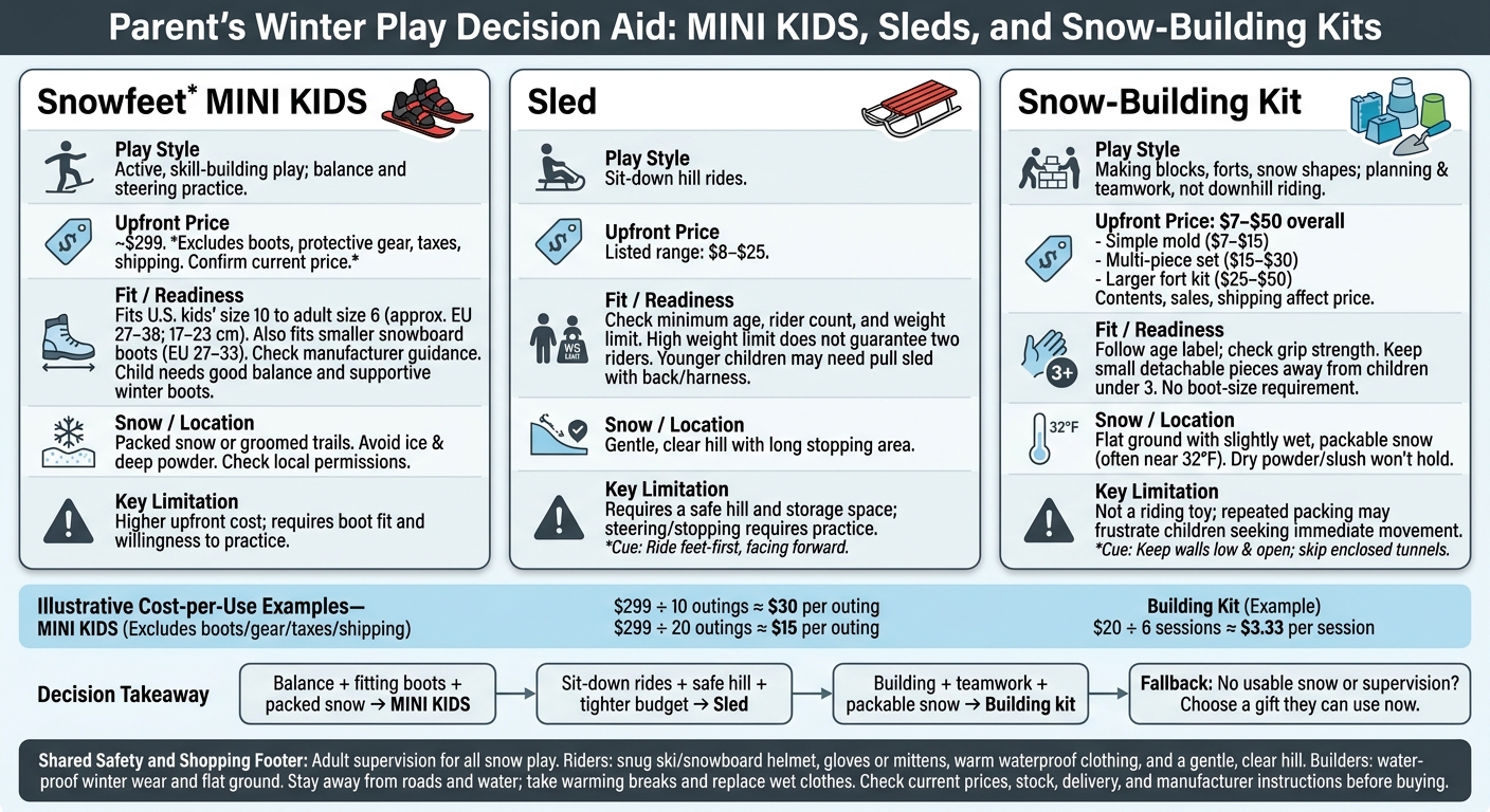Best Snow Toys for Kids: Compare Winter Birthday Gifts
