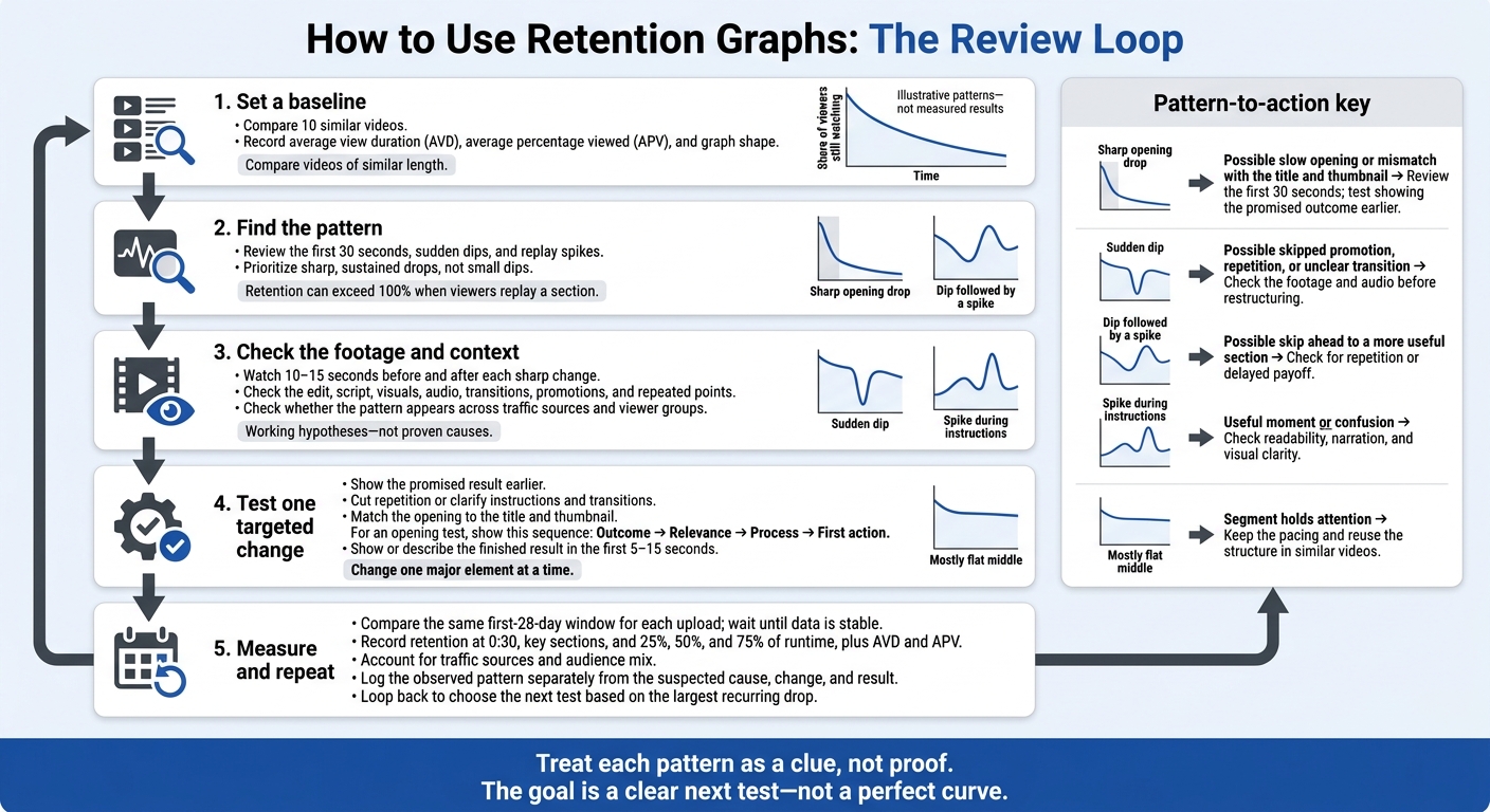 How to Use Retention Graphs: The Review Loop